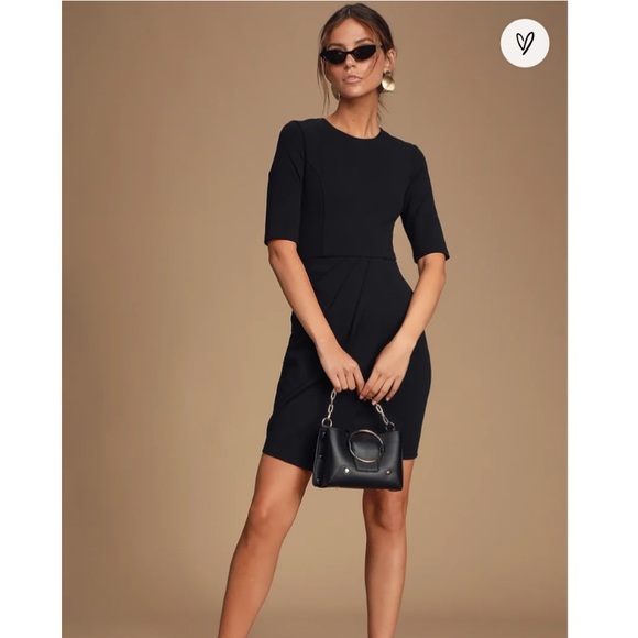 Westwood black half sleeve sheath dress Clearance